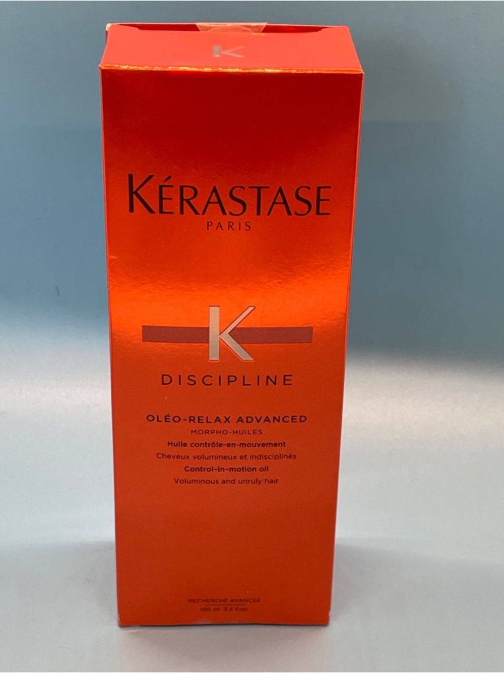 Kérastase Discipline Oléo-Relax Advanced Hair Oil - Vibrant Orange Box